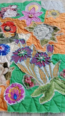 69HK Textilní koláž